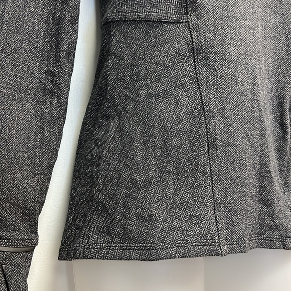 Lululemon Kanto Catch Me 1/2 Zip Heathered Herringbone Pullover Top Size 4 - Picture 3 of 10